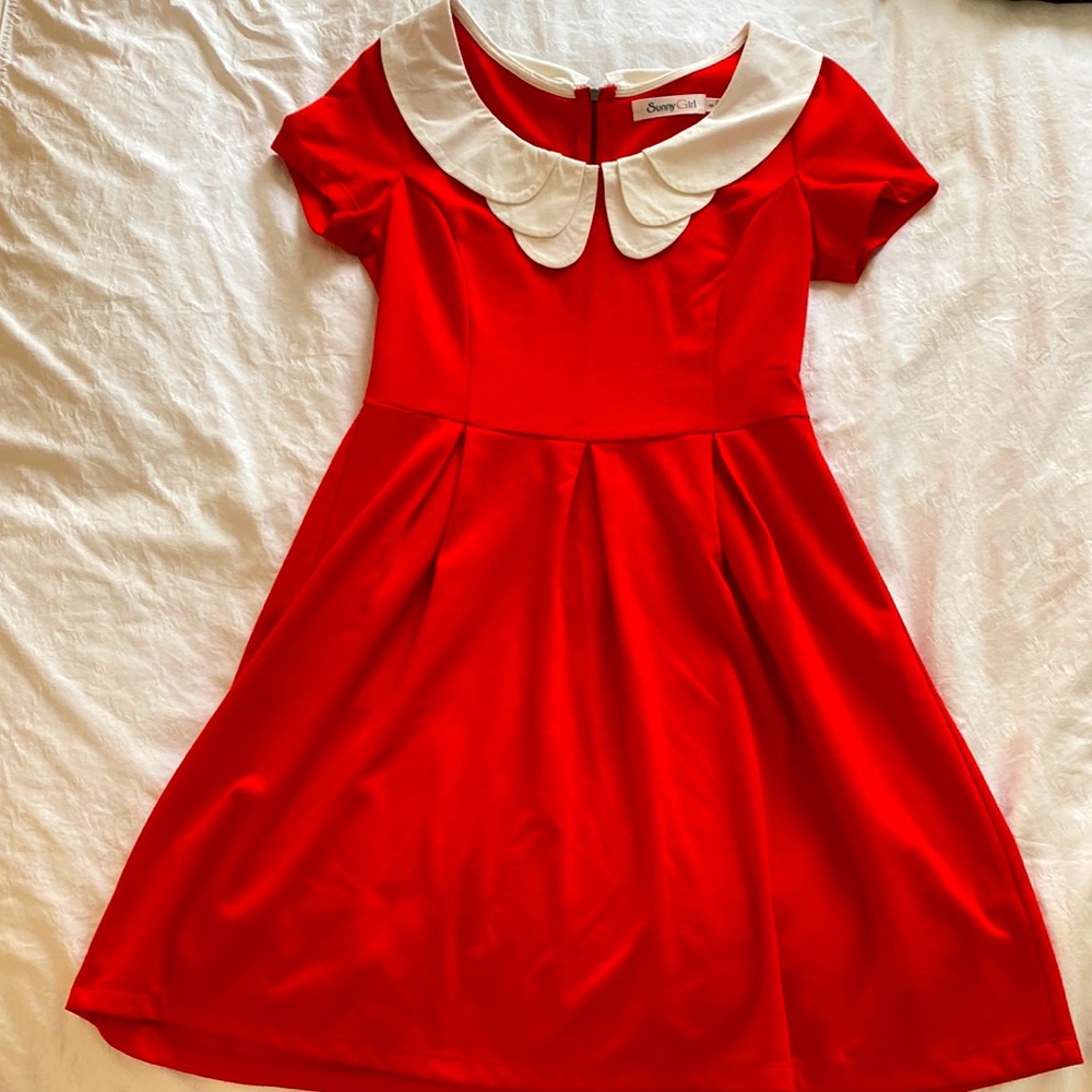 Sunny Girl Red dress from Mod Cloth small